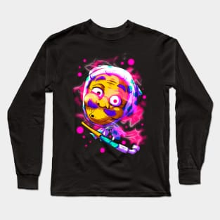 Japanese Mask Hyottoko Long Sleeve T-Shirt